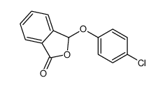 3-(4-chlorophenoxy)-3H-2-benzofuran-1-one Structure