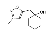 1-[(3-methyl-1,2-oxazol-5-yl)methyl]cyclohexan-1-ol Structure