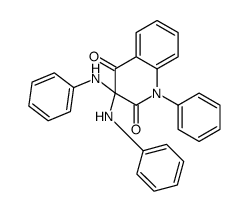 3,3-dianilino-1-phenylquinoline-2,4-dione Structure