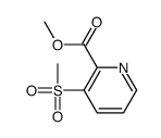 methyl 3-methylsulfonylpyridine-2-carboxylate Structure