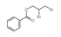 2,3-dibromopropyl benzoate Structure