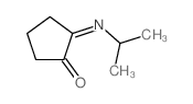 2-(Isopropylimino)cyclopentanone结构式