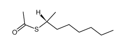 (R)-2-acetylsulfanyl-octane结构式