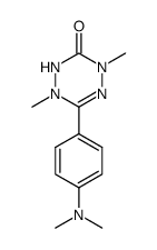 6-(4-dimethylamino-phenyl)-1,4-dimethyl-1,4-dihydro-2H-[1,2,4,5]tetrazin-3-one结构式