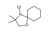 4-chloro-3,3-dimethyl-1-oxa-4-azaspiro[4.5]decane结构式