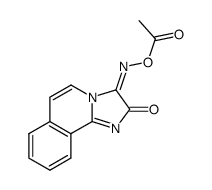 imidazo[2,1-a]isoquinoline-2,3-dione 3-(O-acetyl-oxime)结构式