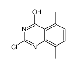 2-chloro-5,8-dimethyl-1H-quinazolin-4-one结构式