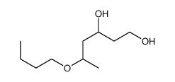 5-butoxyhexane-1,3-diol结构式