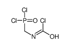 N-(dichlorophosphorylmethyl)carbamoyl chloride Structure