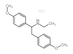 Phenethylamine, N-ethyl-4-methoxy-alpha-(p-methoxyphenyl)-, hydrochloride picture