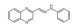 quinoxaline-2-carboxaldehyde phenylhydrazone Structure