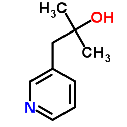 2-methyl-1-pyridin-3-yl-propan-2-ol结构式