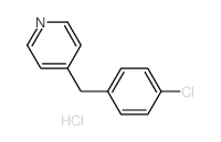 4-(4-chlorobenzyl)pyridine hydrochloride Structure