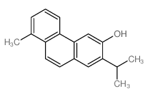 8-methyl-2-propan-2-yl-phenanthren-3-ol Structure