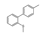 methyl(4'-methyl-[1,1'-biphenyl]-2-yl)sulfane结构式