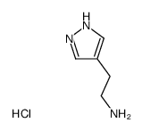 2-(1H-吡唑-4-基)乙胺二盐酸盐结构式