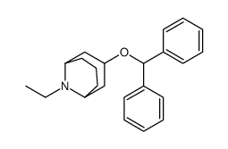 3-benzhydryloxy-9-ethyl-9-azabicyclo[3.3.1]nonane结构式