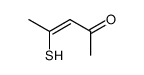 3-Penten-2-one, 4-mercapto-, (3Z)- (9CI) structure