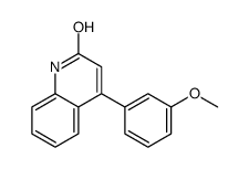 4-(3-methoxyphenyl)-1H-quinolin-2-one Structure