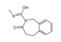 N-methyl-3-oxo-4,5-dihydro-1H-2-benzazepine-2-carboxamide结构式