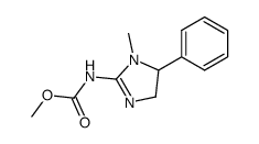(1-methyl-5-phenyl-4,5-dihydro-1H-imidazol-2-yl)-carbamic acid methyl ester Structure