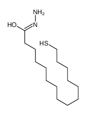 15-sulfanylpentadecanehydrazide结构式