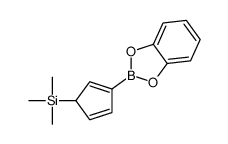 [3-(1,3,2-benzodioxaborol-2-yl)cyclopenta-2,4-dien-1-yl]-trimethylsilane结构式