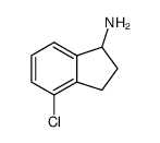 4-chloro-2,3-dihydro-1H-inden-1-amine Structure