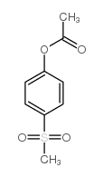 4-ACETOXYPHENYL METHYL SULFONE结构式