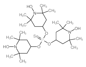 1-Piperidinyloxy,4,4',4''-[phosphinoselenoylidynetris(oxy)]tris[2,2,6,6-tetramethyl- (9CI)结构式