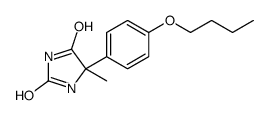 5-(4-butoxyphenyl)-5-methylimidazolidine-2,4-dione Structure
