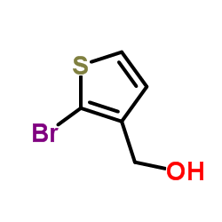 (2-溴-3-噻吩)甲醇结构式