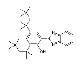 2-(2H-Benzotriazole-2-yl)-4,6-di-tert-octylphenol结构式