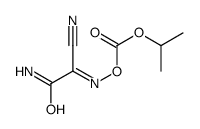 [(2-amino-1-cyano-2-oxoethylidene)amino] propan-2-yl carbonate Structure