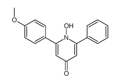 1-hydroxy-2-(4-methoxyphenyl)-6-phenylpyridin-4-one结构式