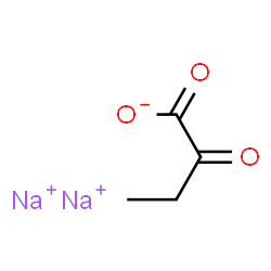 sodium 2-oxobutyrate, monosodium salt Structure