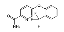5-[2-(trifluoromethyl)phenoxy]pyridine-2-carboxamide Structure