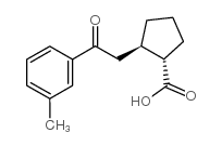 trans-2-[2-(3-methylphenyl)-2-oxoethyl]cyclopentane-1-carboxylic acid结构式