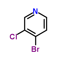 4-Bromo-3-chloropyridine structure