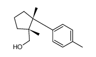 [(1R,2R)-1,2-dimethyl-2-(4-methylphenyl)cyclopentyl]methanol结构式