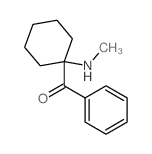 Methanone,[1-(methylamino)cyclohexyl]phenyl-结构式