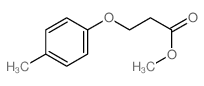 methyl 3-(4-methylphenoxy)propanoate Structure