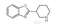 2-(哌啶-3-基)苯并[d]噁唑结构式