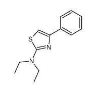 N,N-diethyl-4-phenylthiazol-2-amine结构式