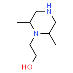 1-Piperazineethanol,2,6-dimethyl-(9CI) structure
