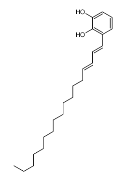3-heptadecadienyl pyrocatechol Structure