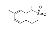 7-methyl-3,4-dihydro-2,1-benzothiazine 2,2-dioxide Structure