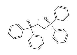 1-methyl-1,2-bis-(diphenylphosphinyl)ethane Structure
