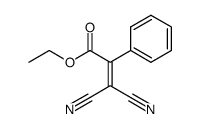 ethyl 3,3-dicyano-2-phenylacrylate Structure