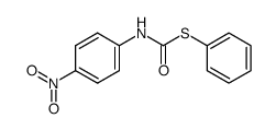 (4-nitro-phenyl)-thiocarbamic acid S-phenyl ester Structure